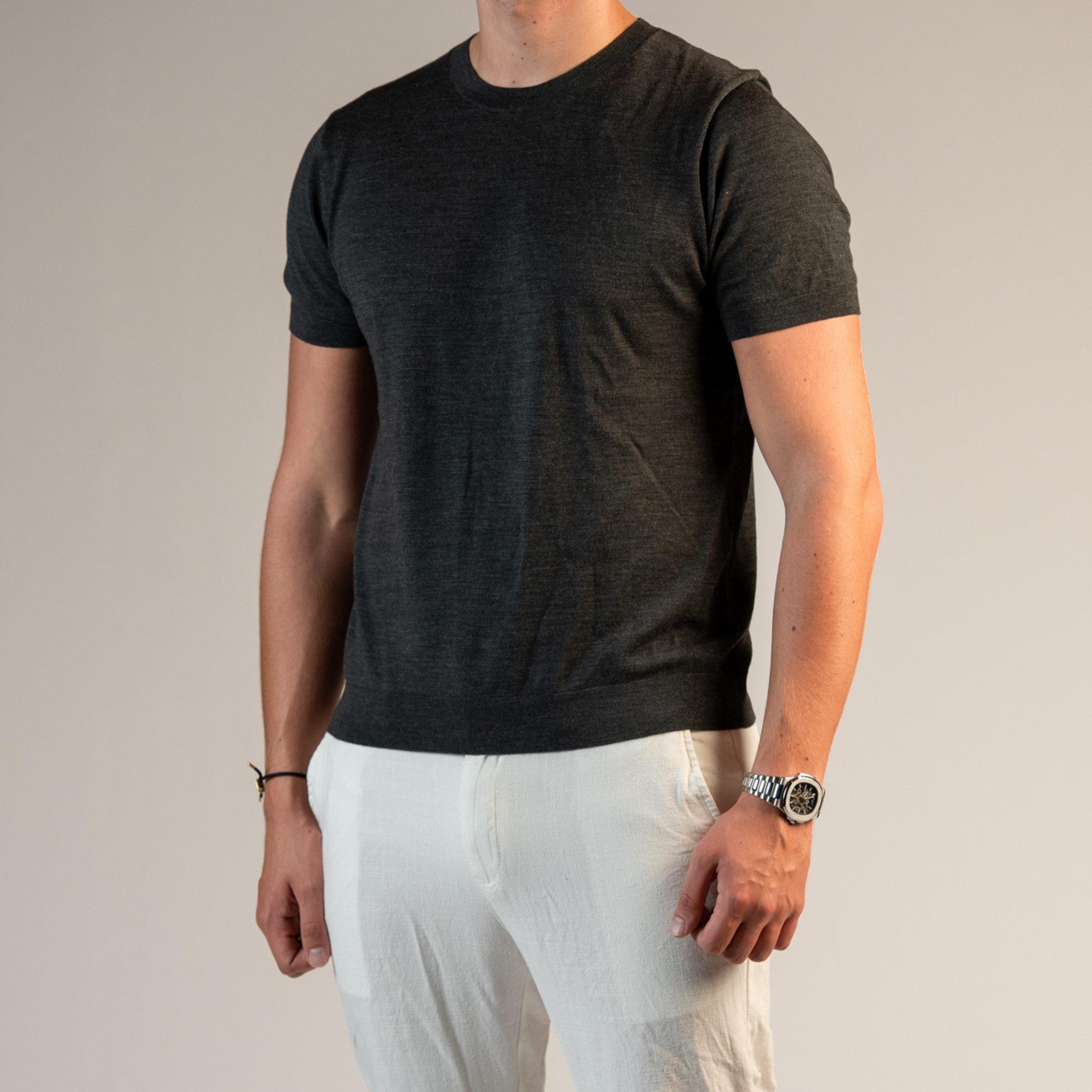 Merino Wool Knitted Shirt