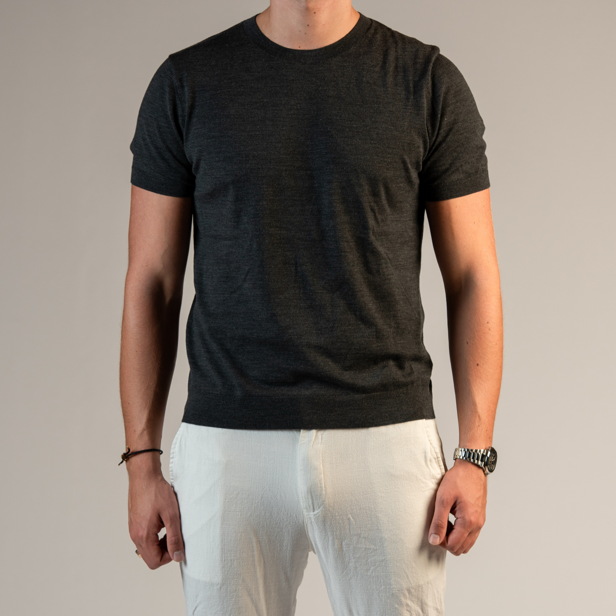 Merino Wool Knitted Shirt