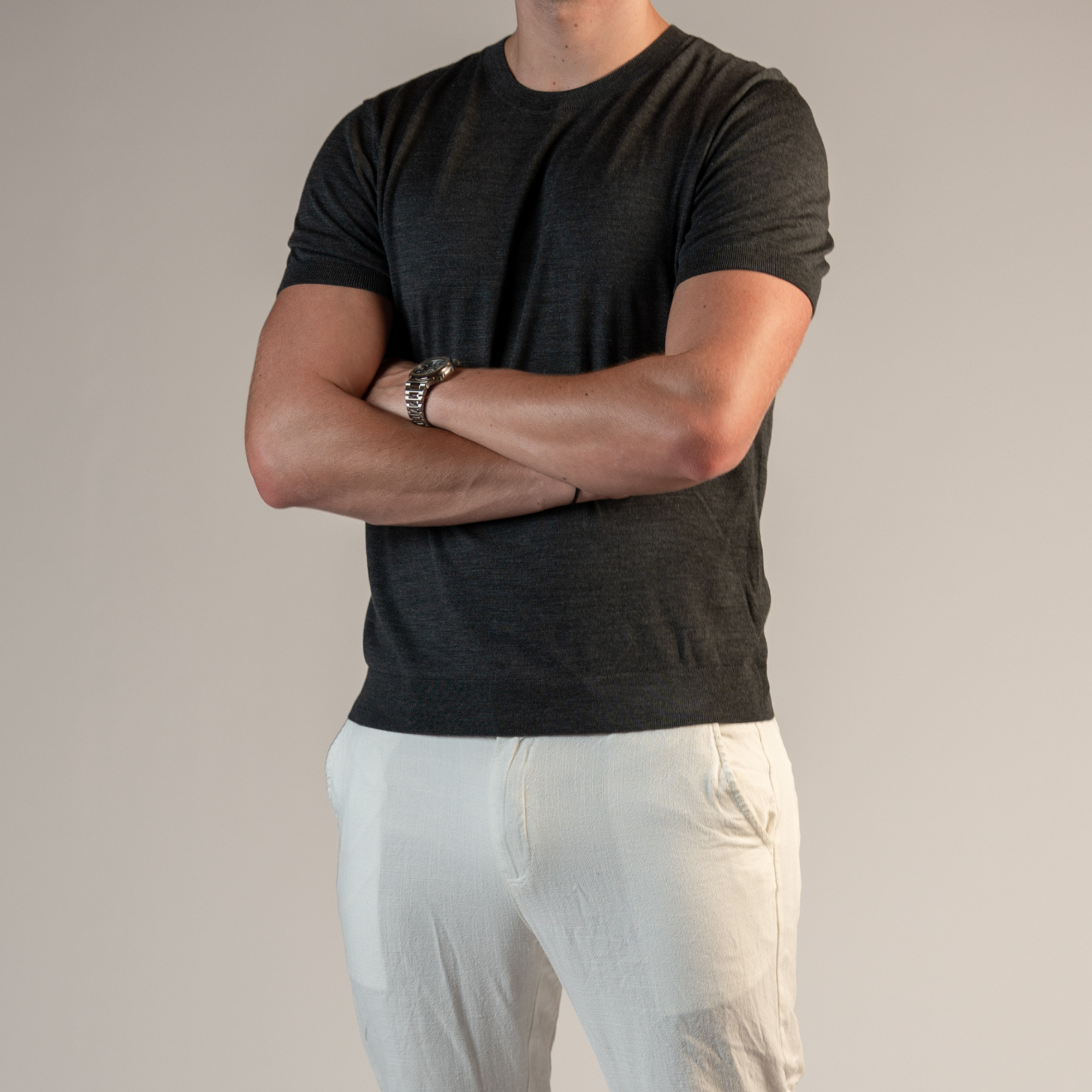 Merino Wool Knitted Shirt
