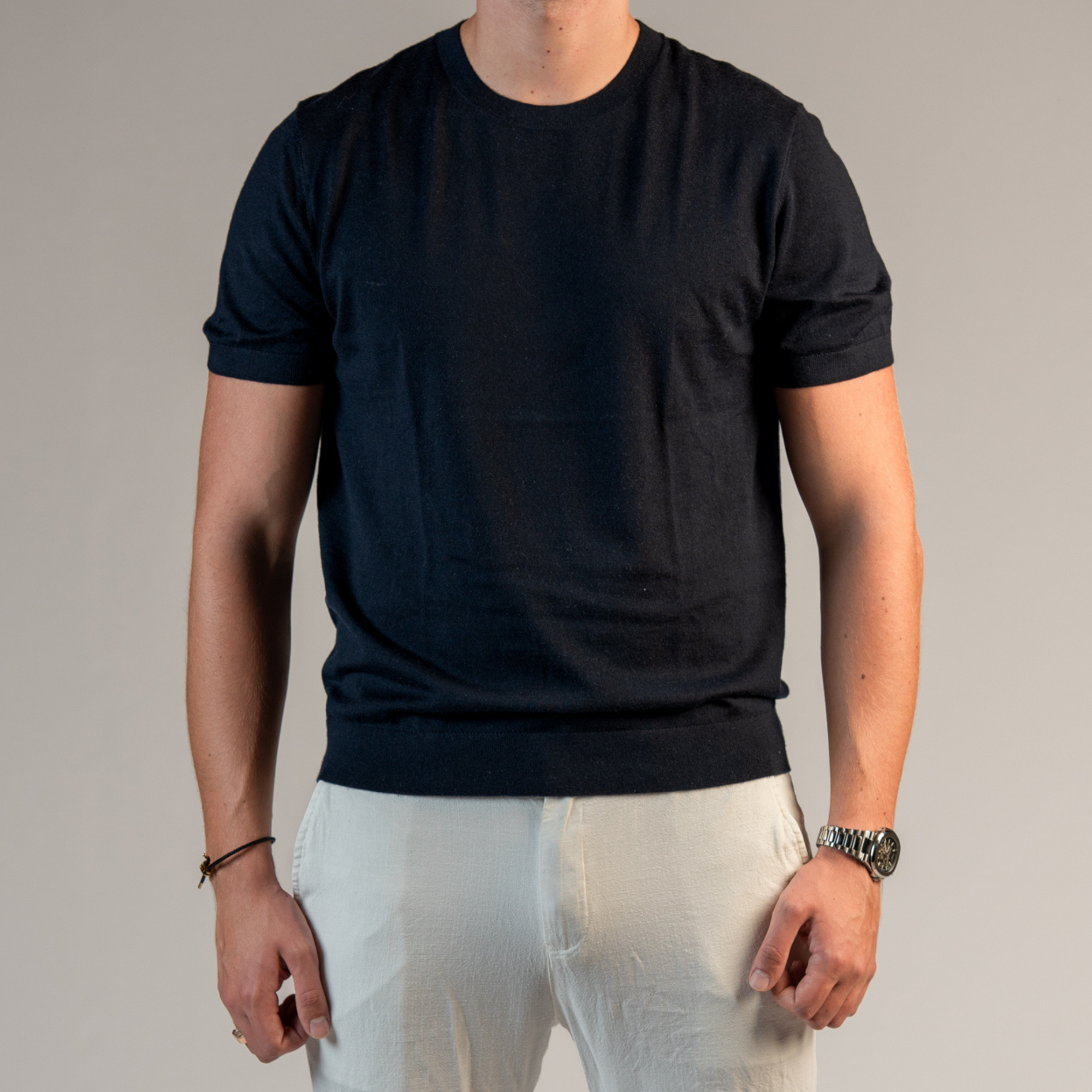 Merino Wool Knitted Shirt