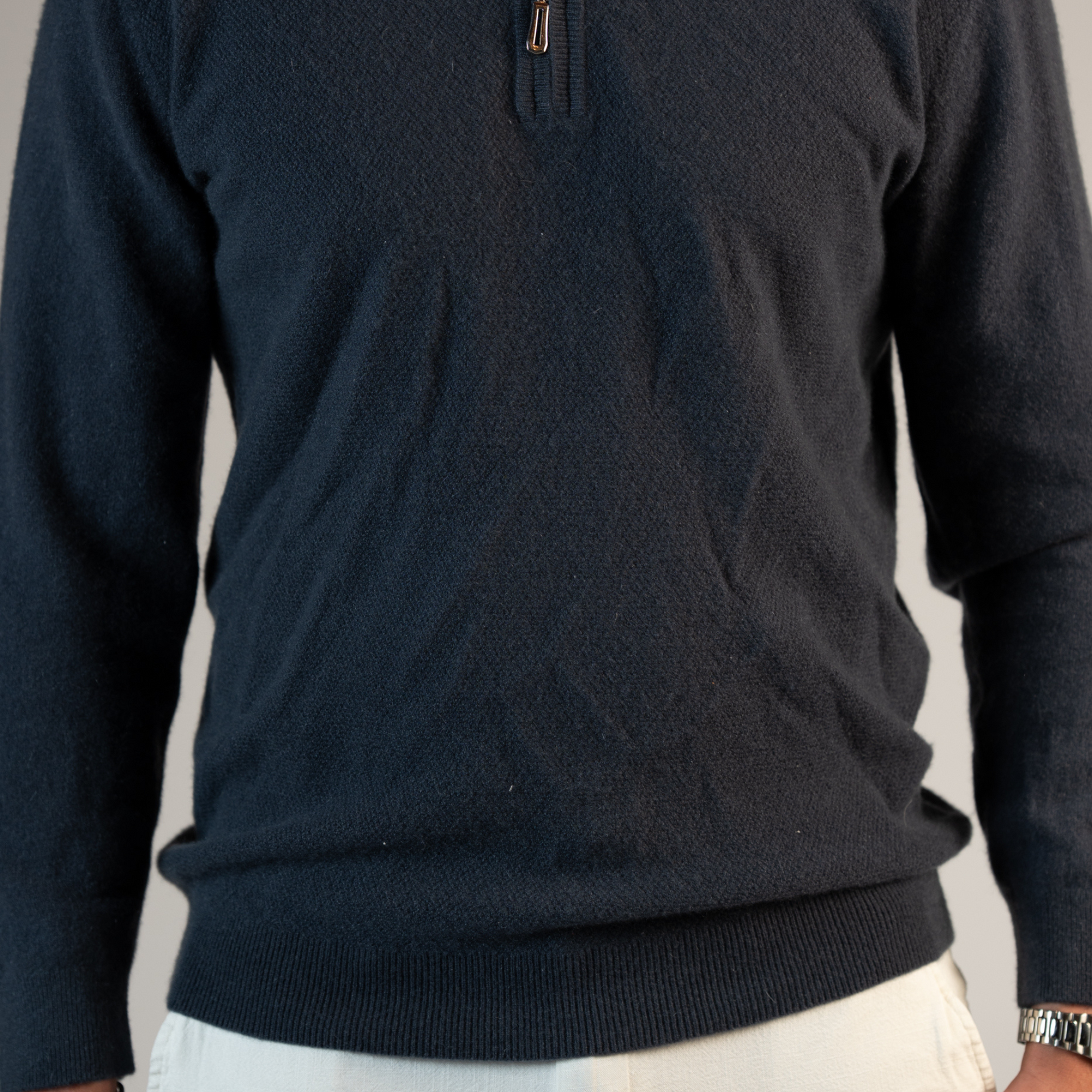 Cashmere Half Zip Sweater